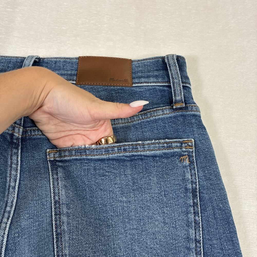 Madewell 29 Slim Demi-Boot Classic Blue Denim Jeans Benefits Charity - Picture 13 of 14